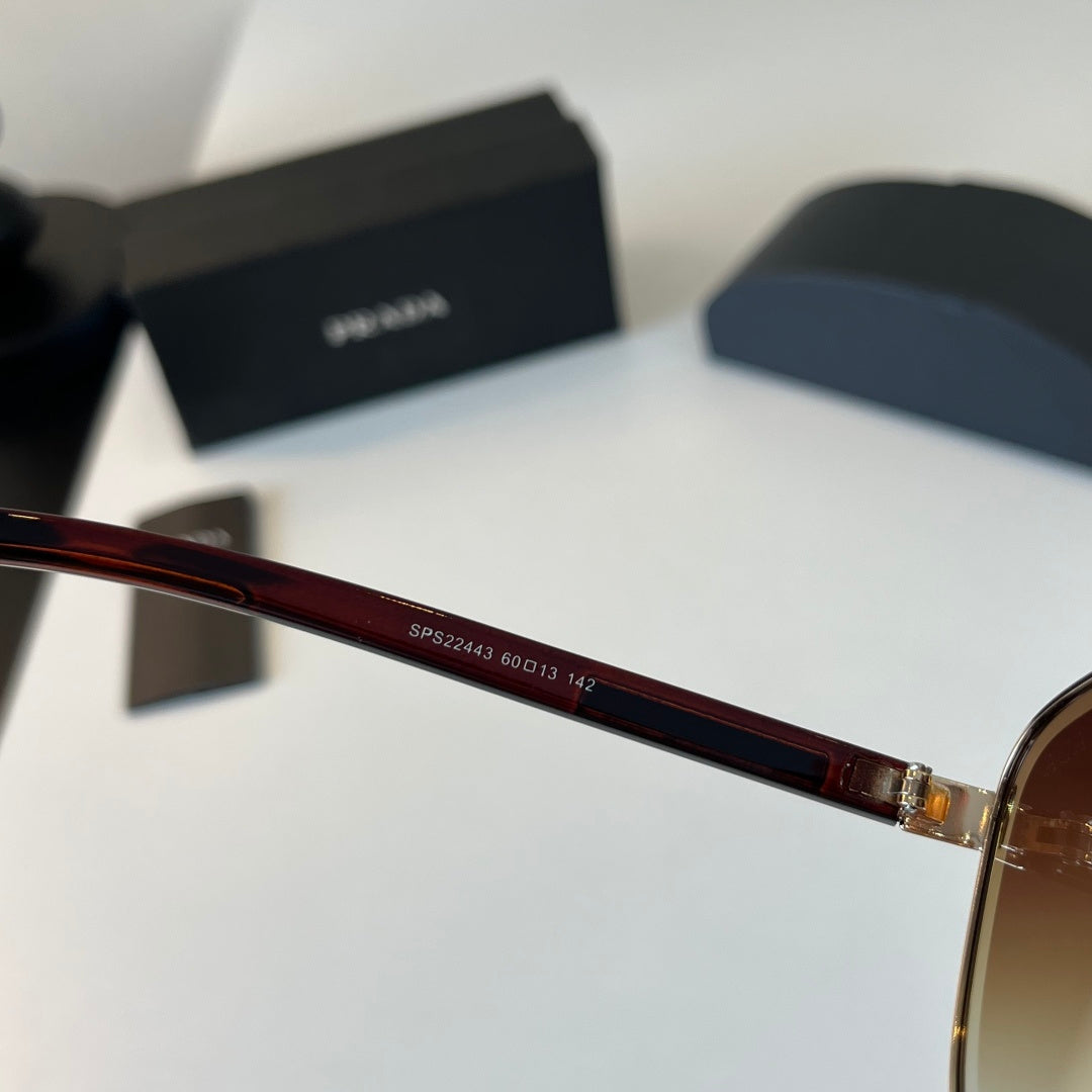 Prada Polarized Fashion Brown Lens Sunglasses for Men - 432136 - detail image 9