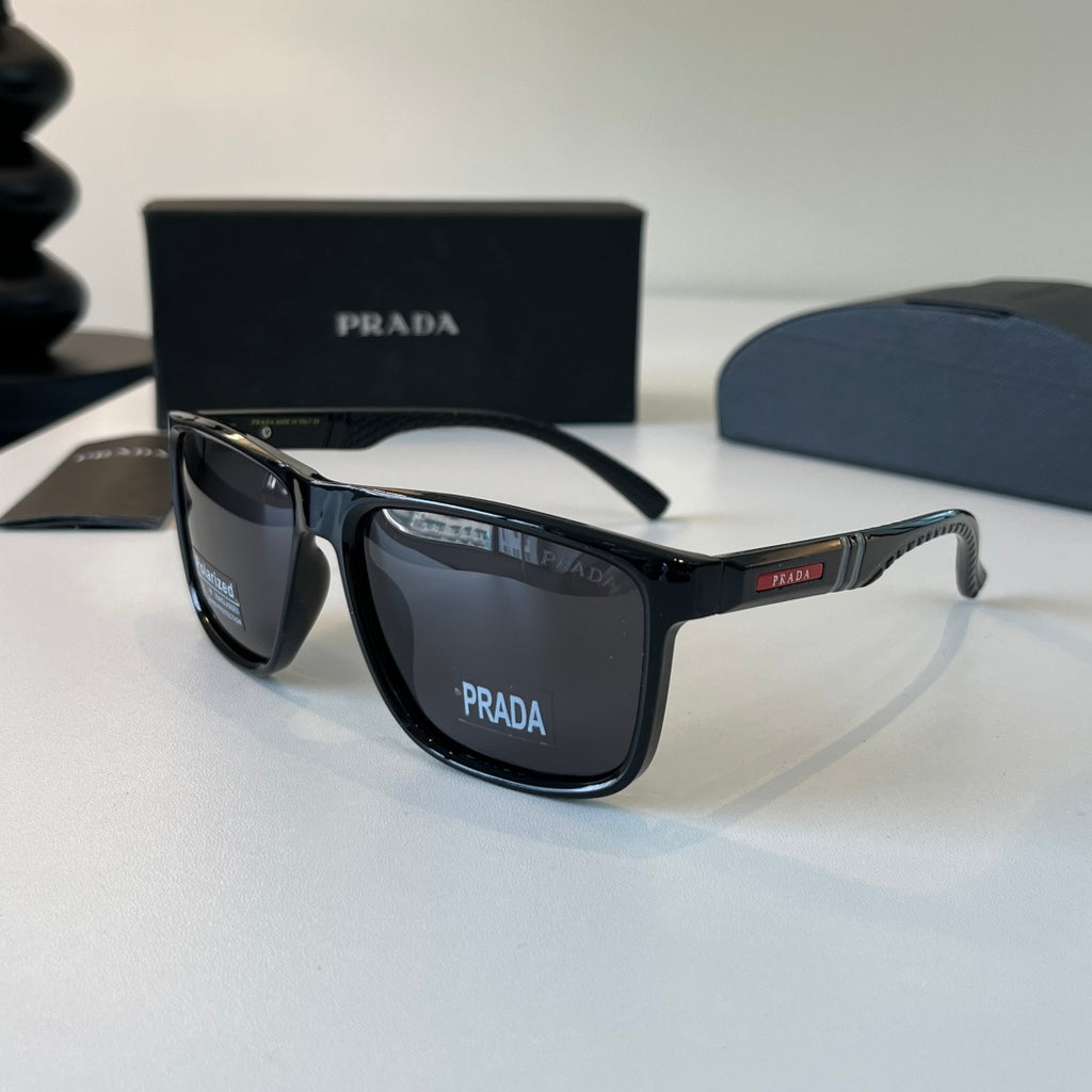Prada Fashion Black Lens Sunglasses for Men - 465722 - detail image 3