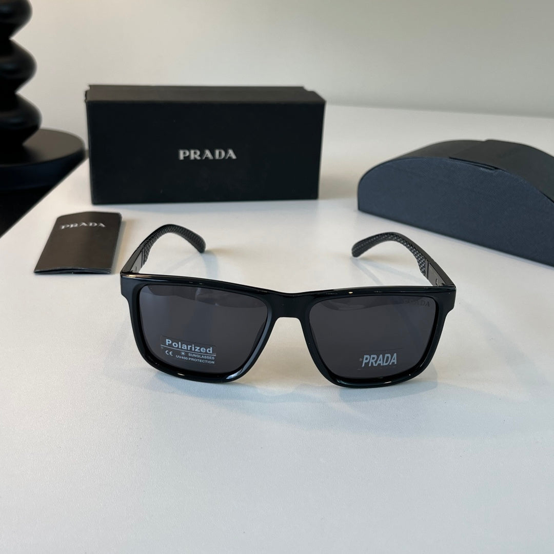 Prada Fashion Black Lens Sunglasses for Men - 398926 - detail image 2