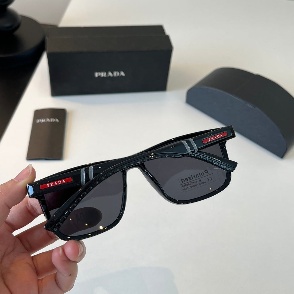 Prada Fashion Black Lens Sunglasses for Men - 398926 - detail image 8