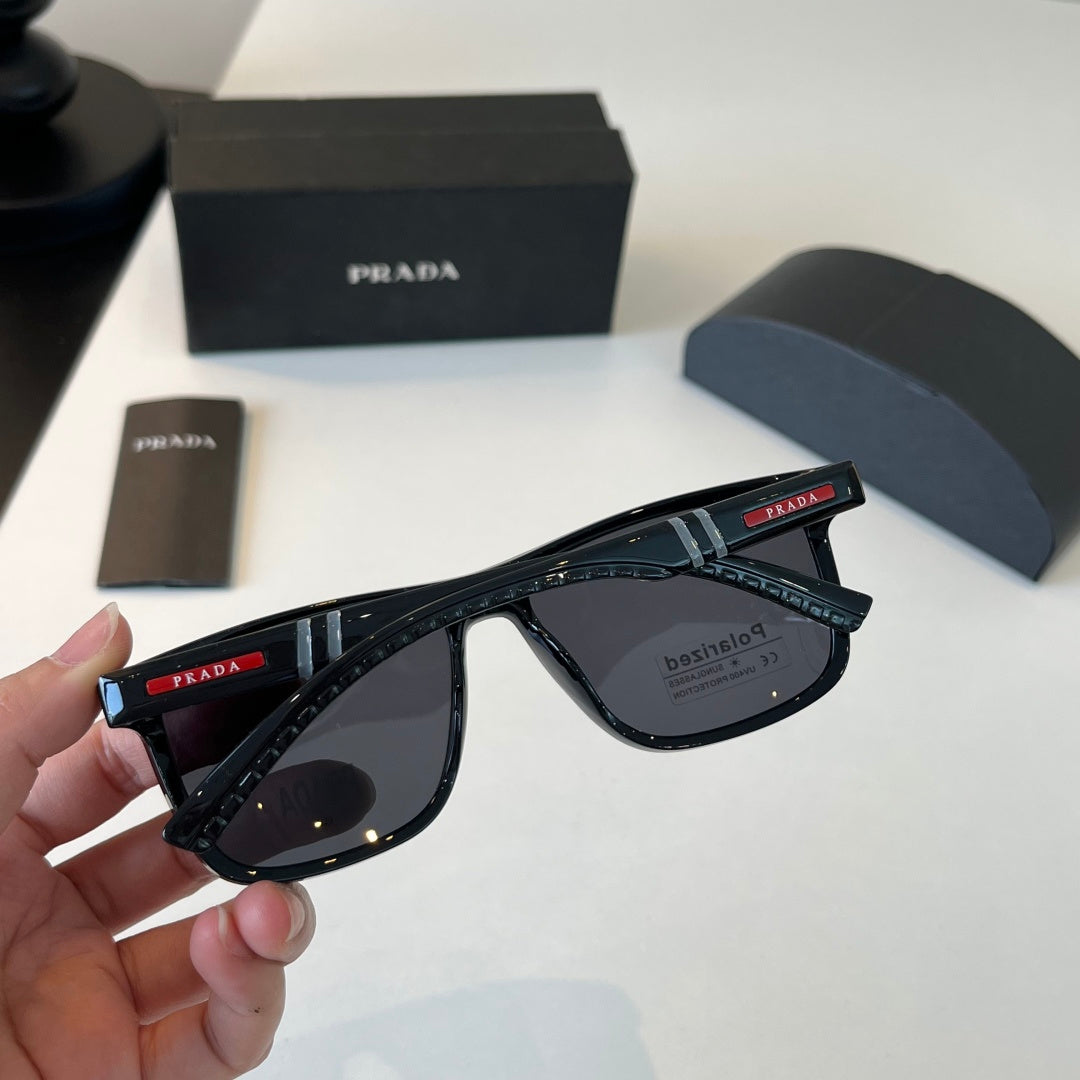 Prada Fashion Black Lens Sunglasses for Men - 398926 - detail image 8