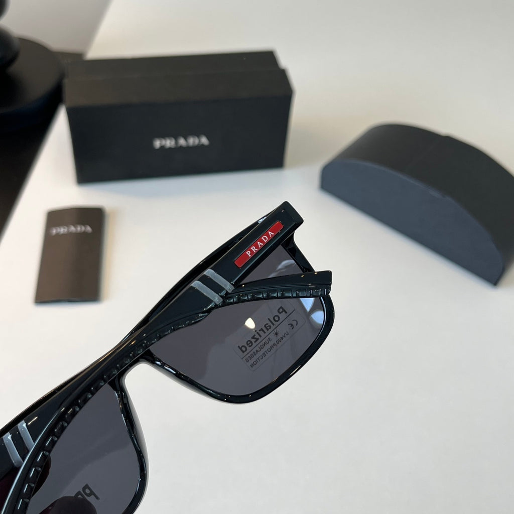 Prada Fashion Black Lens Sunglasses for Men - 398926 - detail image 7
