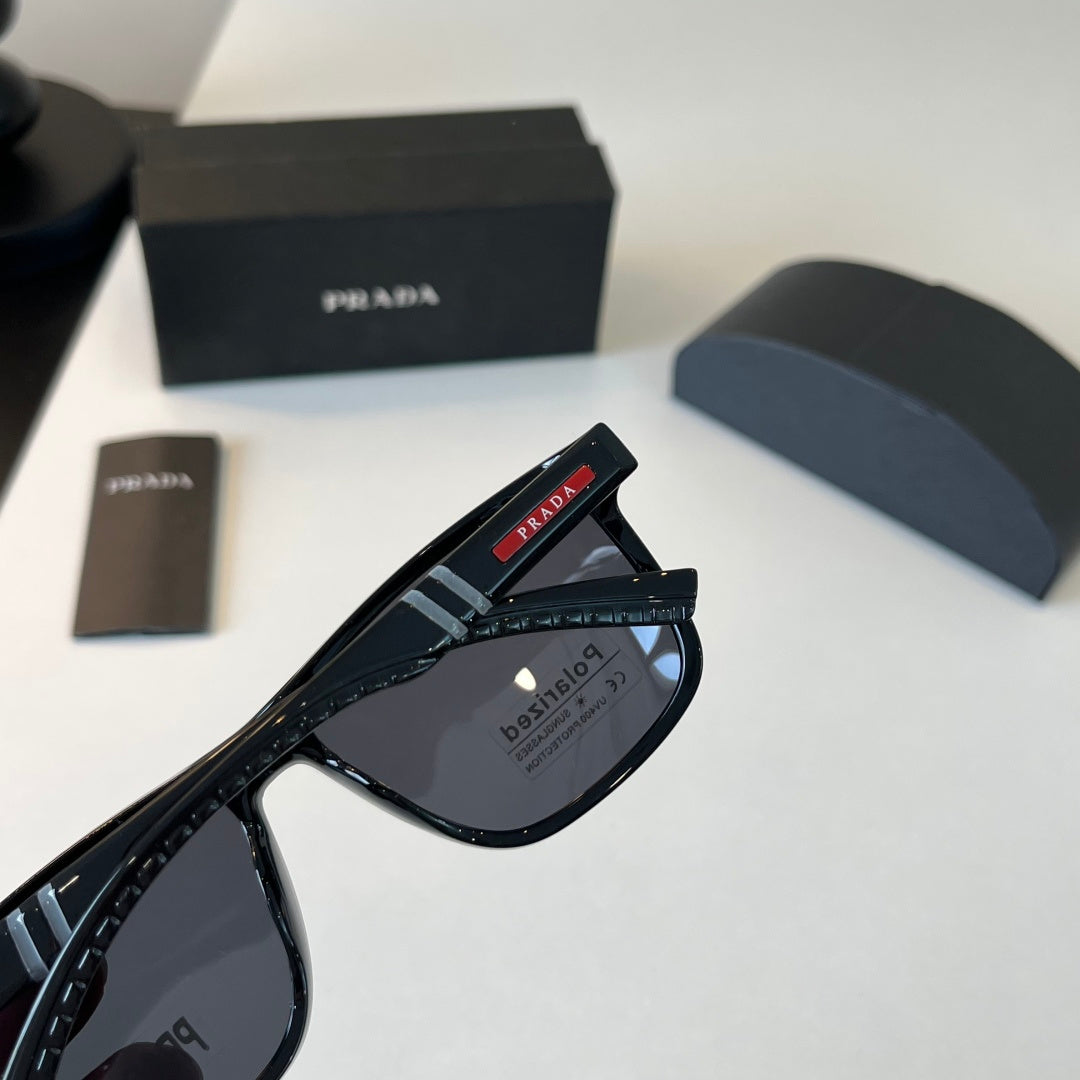 Prada Fashion Black Lens Sunglasses for Men - 398926 - detail image 7