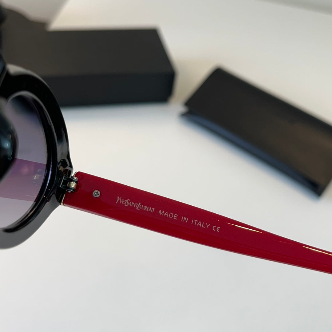 Saint Laurent Cat-Eye Silver Lens Sunglasses for Men & Women - detail image 9