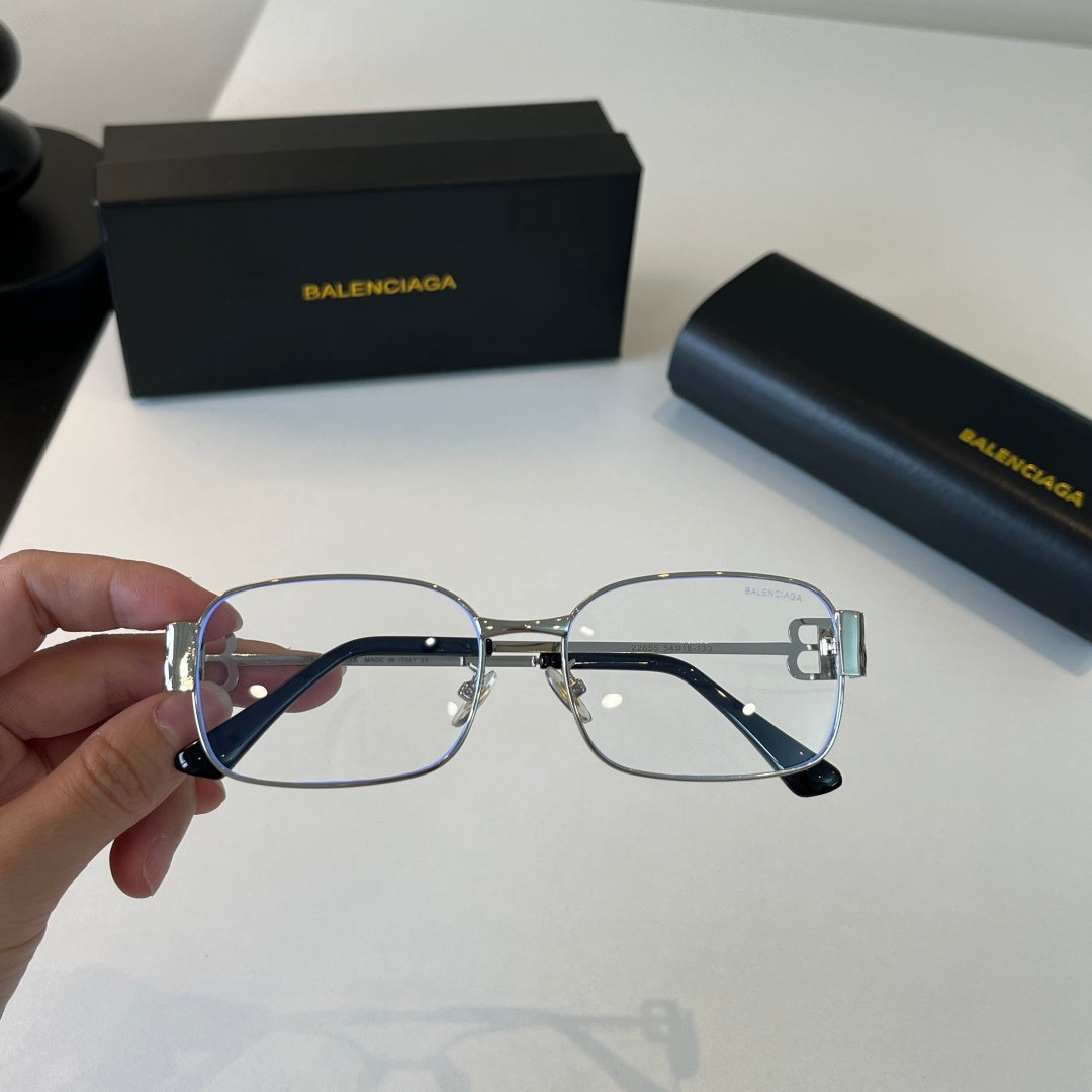 Balenciaga Rectangular Silver Lens Sunglasses for Men & Women - 358634 - detail image 5