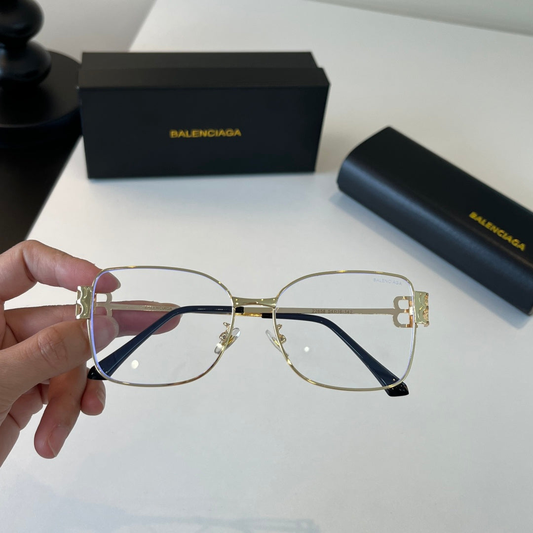 Balenciaga Rectangular Silver Lens Sunglasses for Men & Women - 358635 - detail image 5