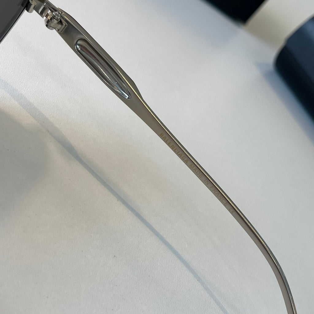 Balenciaga Rectangular Silver Lens Sunglasses for Men & Women - 466033 - detail image 10