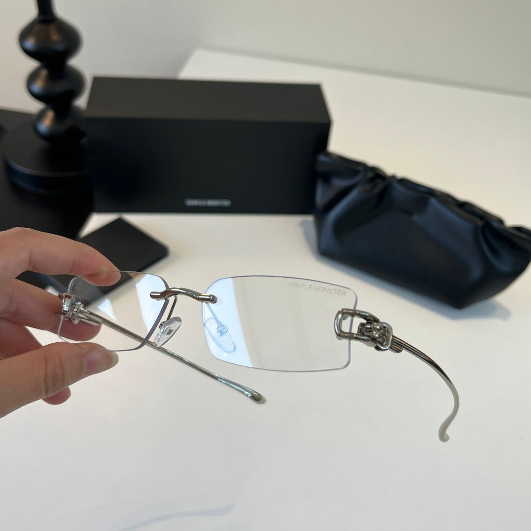 Gentle Monster Fashion Silver Lens Sunglasses for Men & Women - 432986 - detail image 5