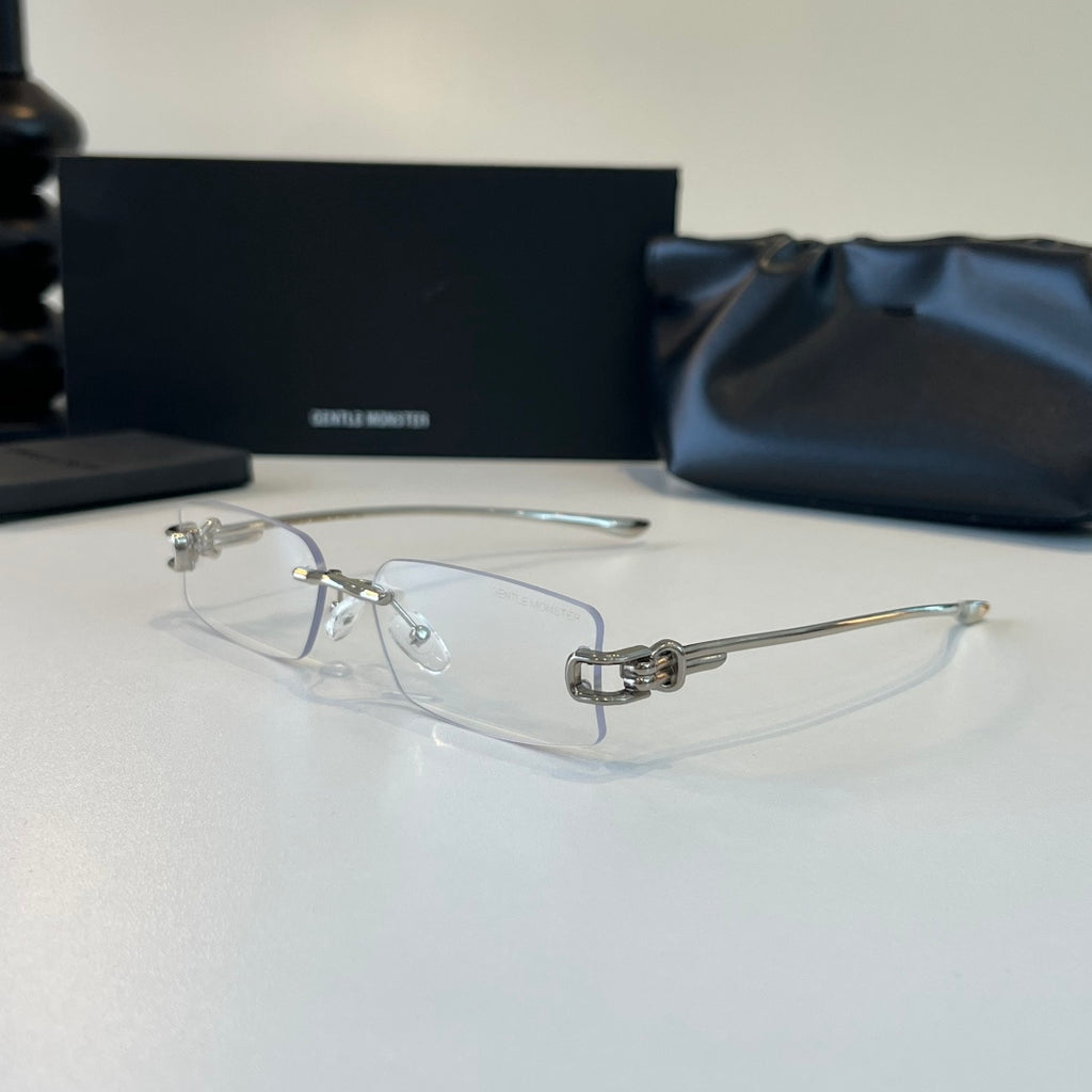 Gentle Monster Fashion Silver Lens Sunglasses for Men & Women - 432986 - detail image 3
