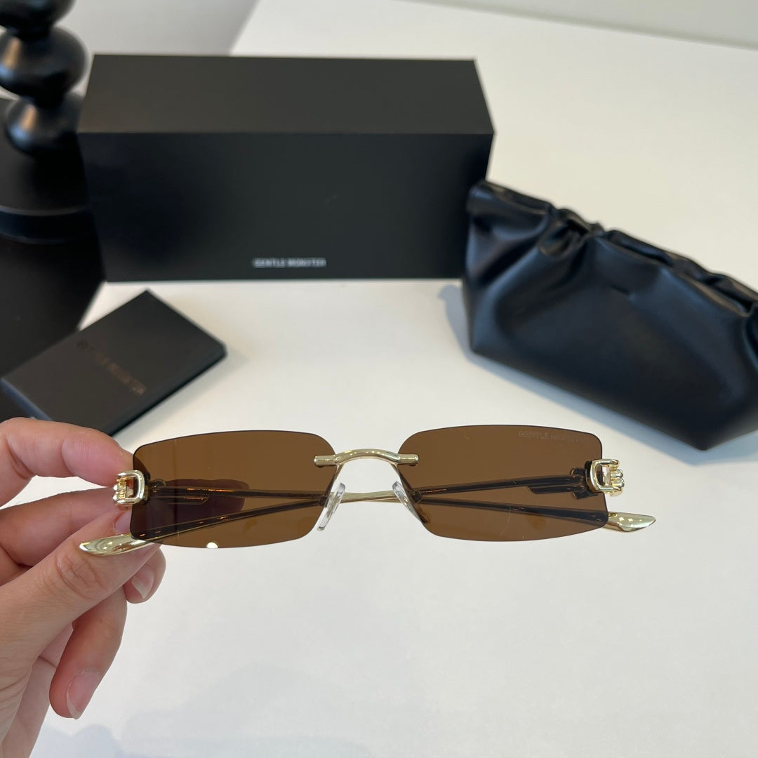 Gentle Monster Fashion Brown Lens Sunglasses for Men & Women - 416449 - detail image 6