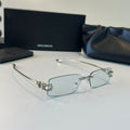 Gentle Monster Fashion Silver Lens Sunglasses for Men & Women - 372616