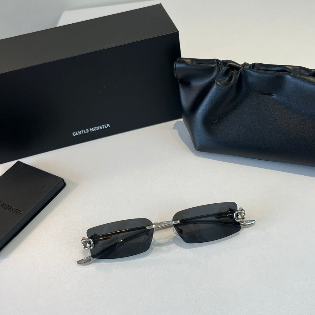Gentle Monster Fashion Silver Lens Sunglasses for Men & Women - 432989 - detail image 4