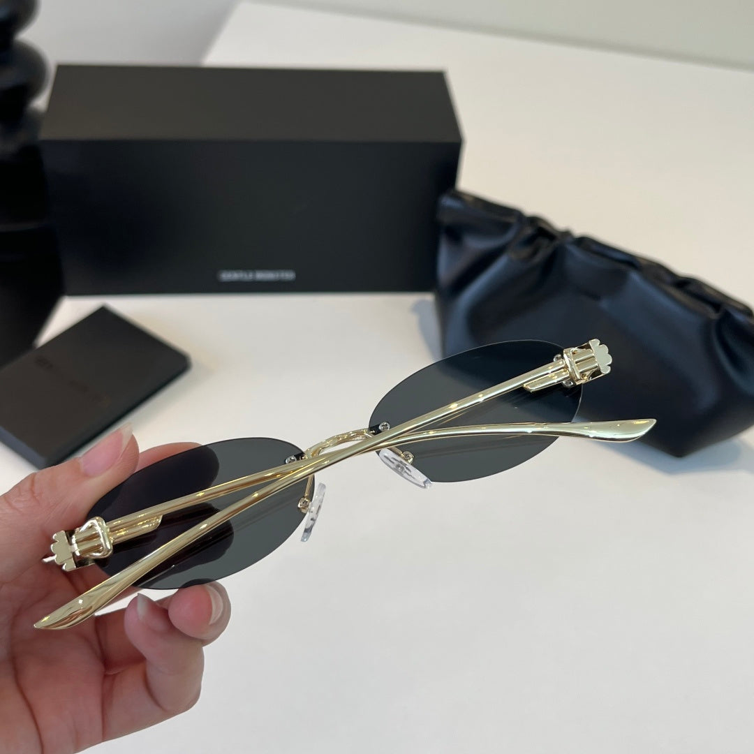 Gentle Monster Fashion Silver Lens Sunglasses for Men & Women - 416452 - detail image 8