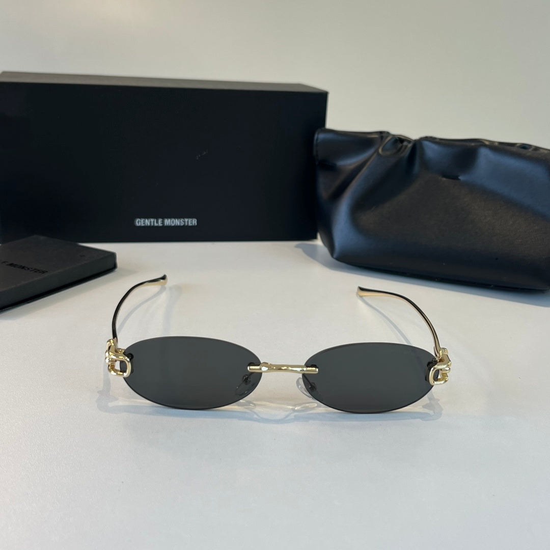 Gentle Monster Fashion Silver Lens Sunglasses for Men & Women - 432990 - detail image 2