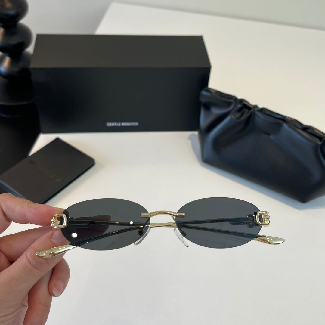 Gentle Monster Fashion Silver Lens Sunglasses for Men & Women - 372618 - detail image 5