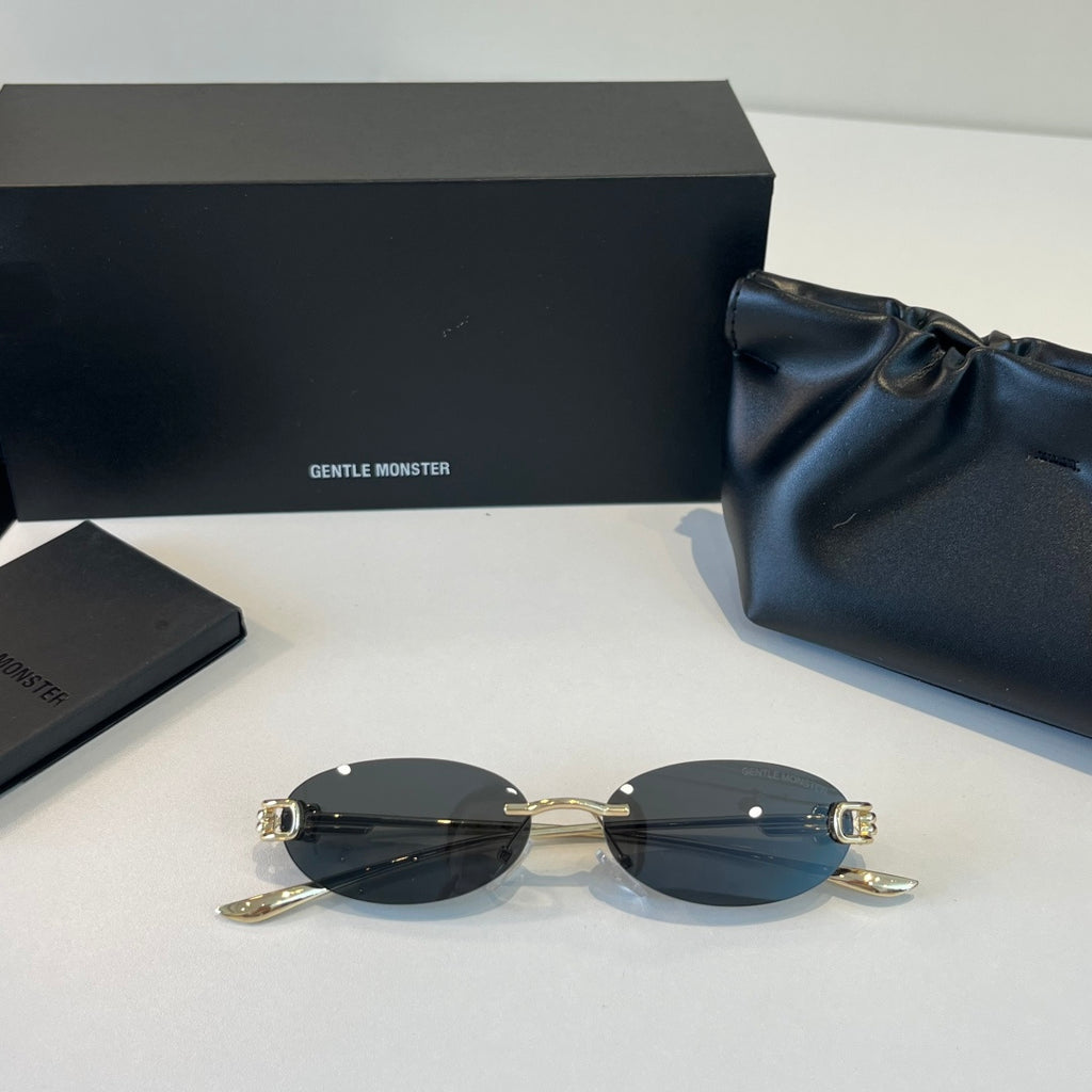 Gentle Monster Fashion Silver Lens Sunglasses for Men & Women - 372618 - detail image 4