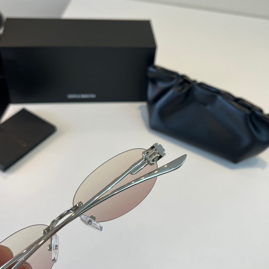Gentle Monster Fashion Silver Lens Sunglasses for Men & Women - 372619 - detail image 7