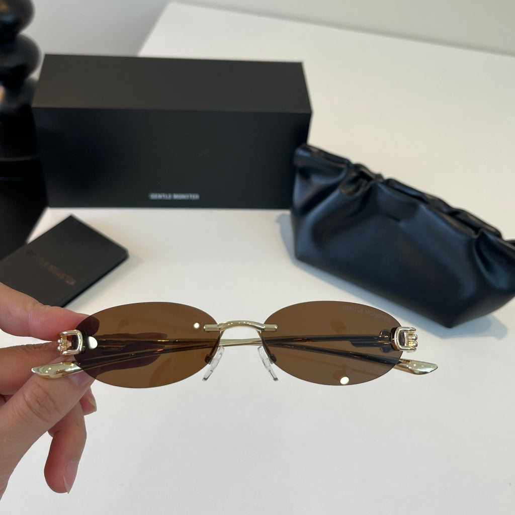 Gentle Monster Fashion Brown Lens Sunglasses for Men & Women - 432992 - detail image 5