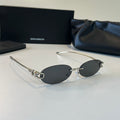 Gentle Monster Fashion Silver Lens Sunglasses for Men & Women - 432993