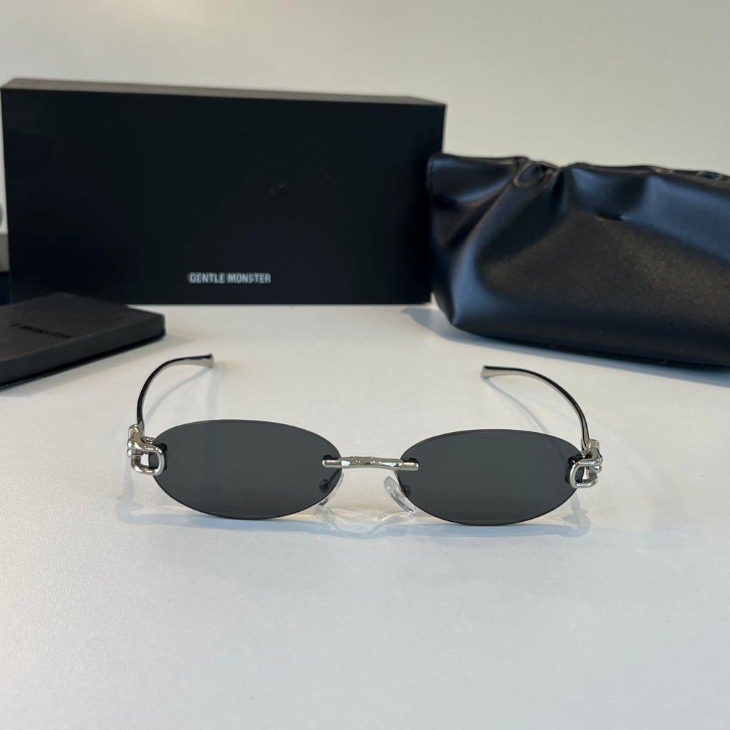 Gentle Monster Fashion Silver Lens Sunglasses for Men & Women - detail image 2