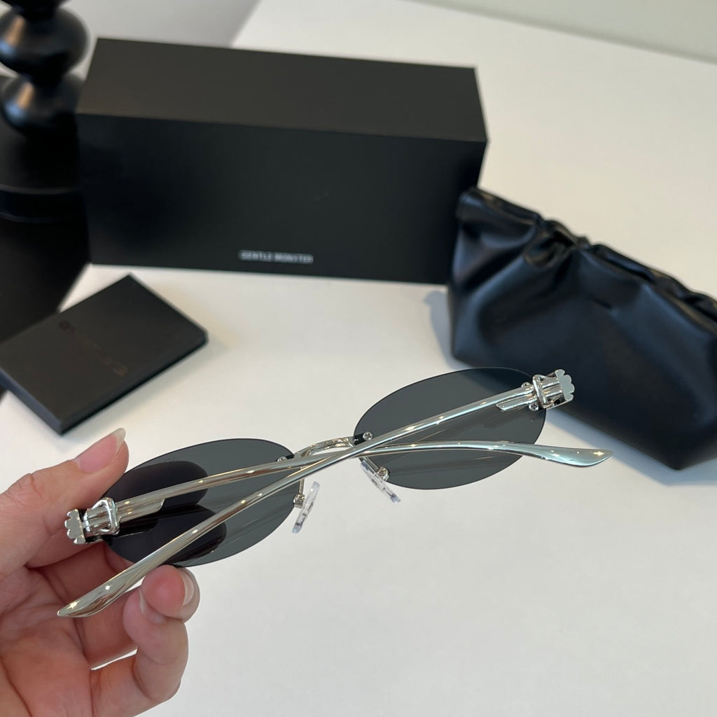 Gentle Monster Fashion Silver Lens Sunglasses for Men & Women - detail image 8