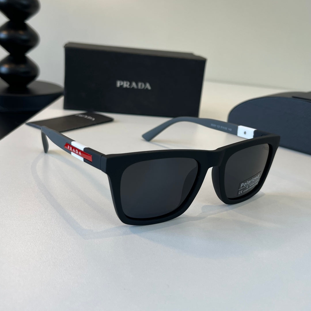Prada Fashion Black Lens Sunglasses for Men - 432123