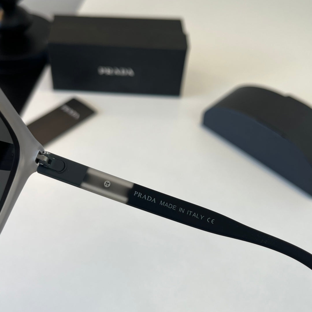 Prada Fashion Gray Lens Sunglasses for Men - detail image 11