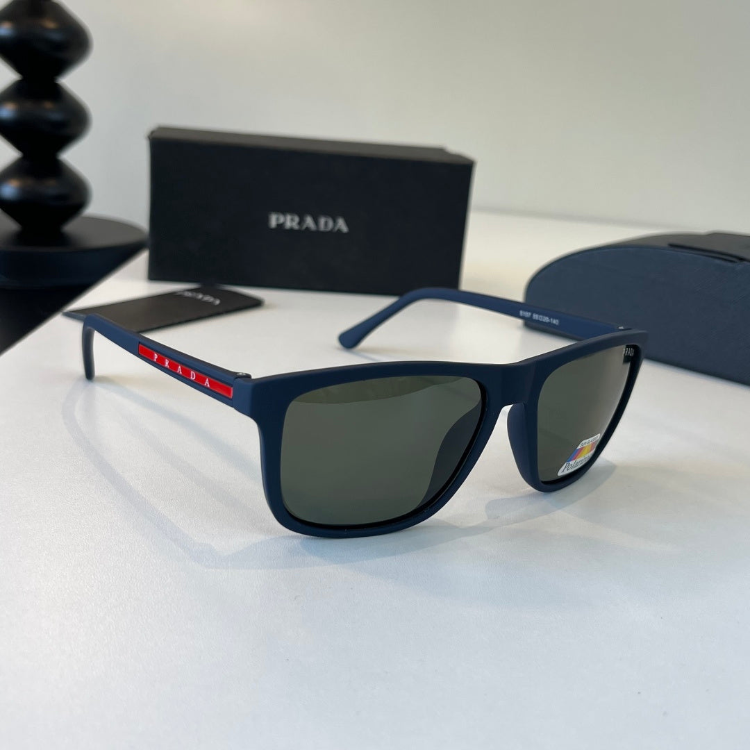 Prada Fashion Black Lens Sunglasses for Men - 432125