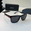 Prada Fashion Black Lens Sunglasses for Men - 487148