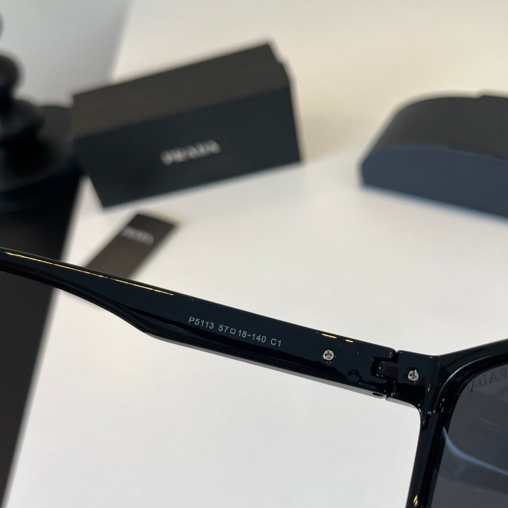 Prada Fashion Black Lens Sunglasses for Men - 432128 - detail image 9