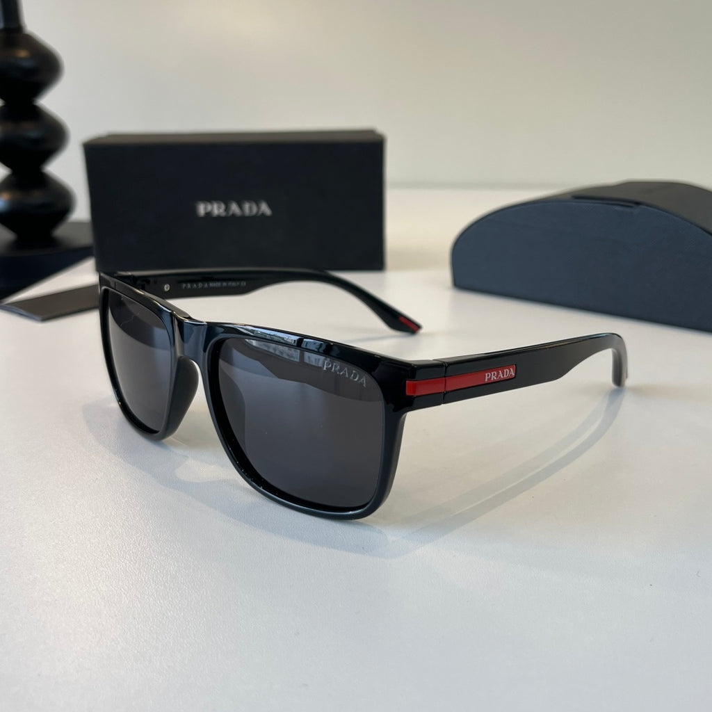 Prada Fashion Black Lens Sunglasses for Men - 432128 - detail image 3