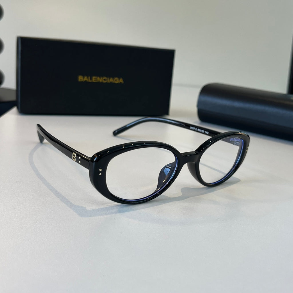 Balenciaga Rectangular Silver Lens Sunglasses for Men & Women - 416123