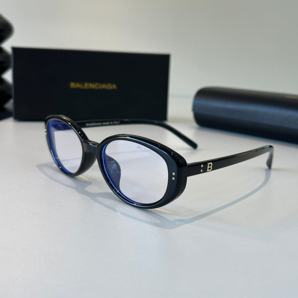 Balenciaga Rectangular Silver Lens Sunglasses for Men & Women - 416123 - detail image 3