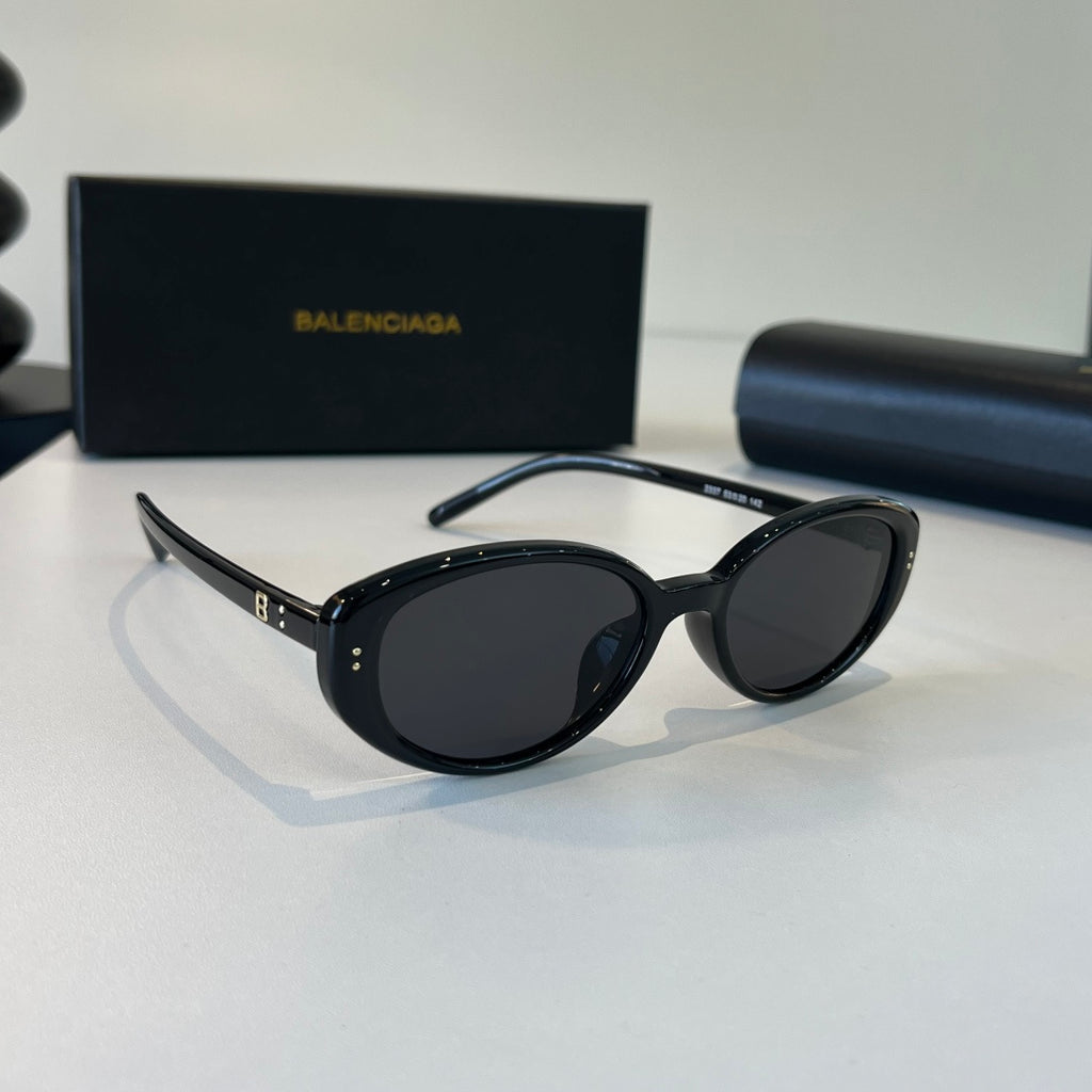 Balenciaga Rectangular Silver Lens Sunglasses for Men & Women - 416124