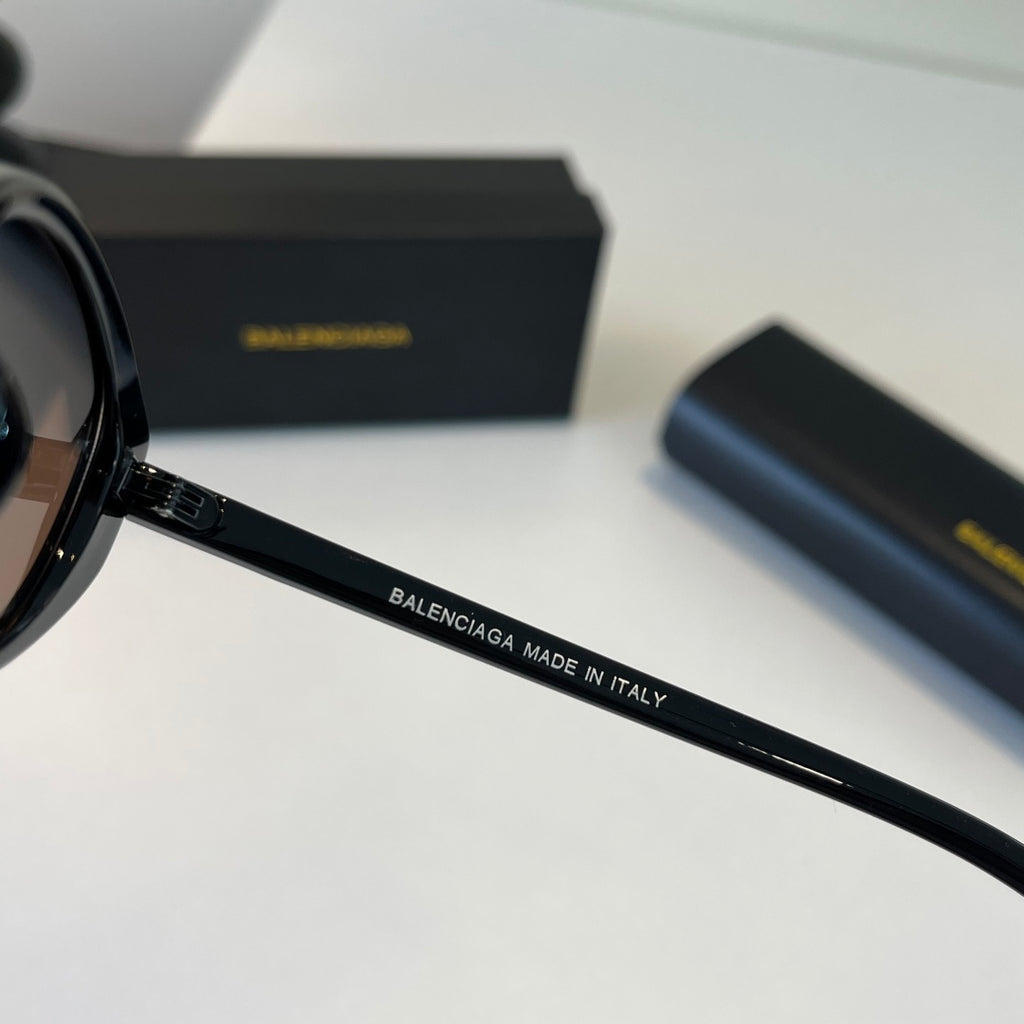 Balenciaga Rectangular Silver Lens Sunglasses for Men & Women - 416125 - detail image 10
