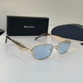 Prada Fashion Silver Lens Sunglasses for Men & Women - 415743