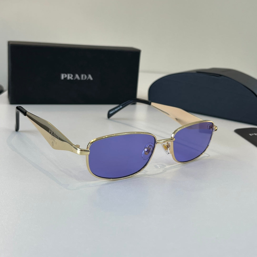 Prada Fashion Blue Lens Sunglasses for Men & Women - 415747