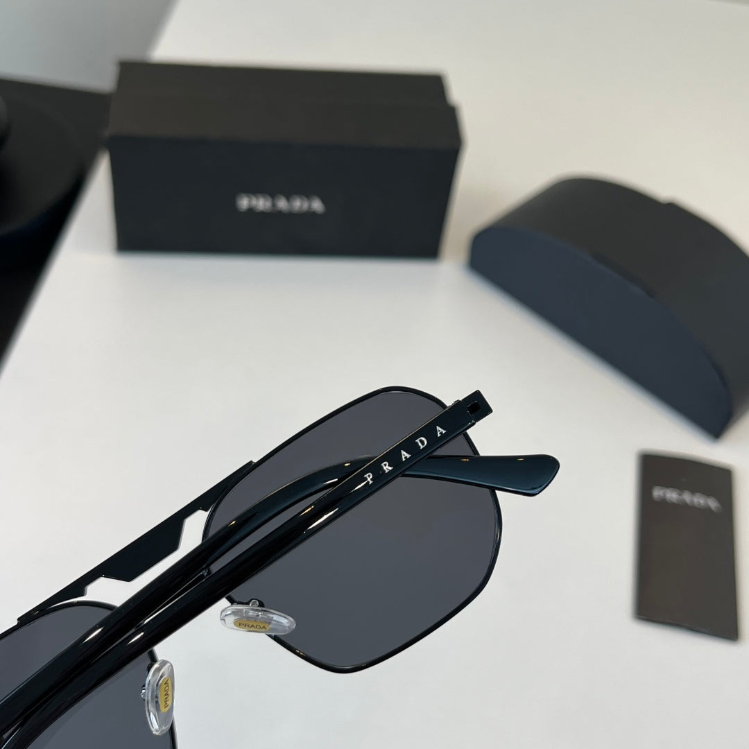 Prada Fashion Black Lens Sunglasses for Men - 465643 - detail image 7