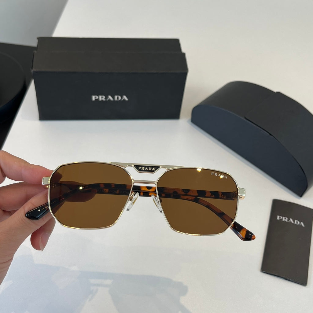 Prada Fashion Brown Lens Sunglasses for Men - detail image 5