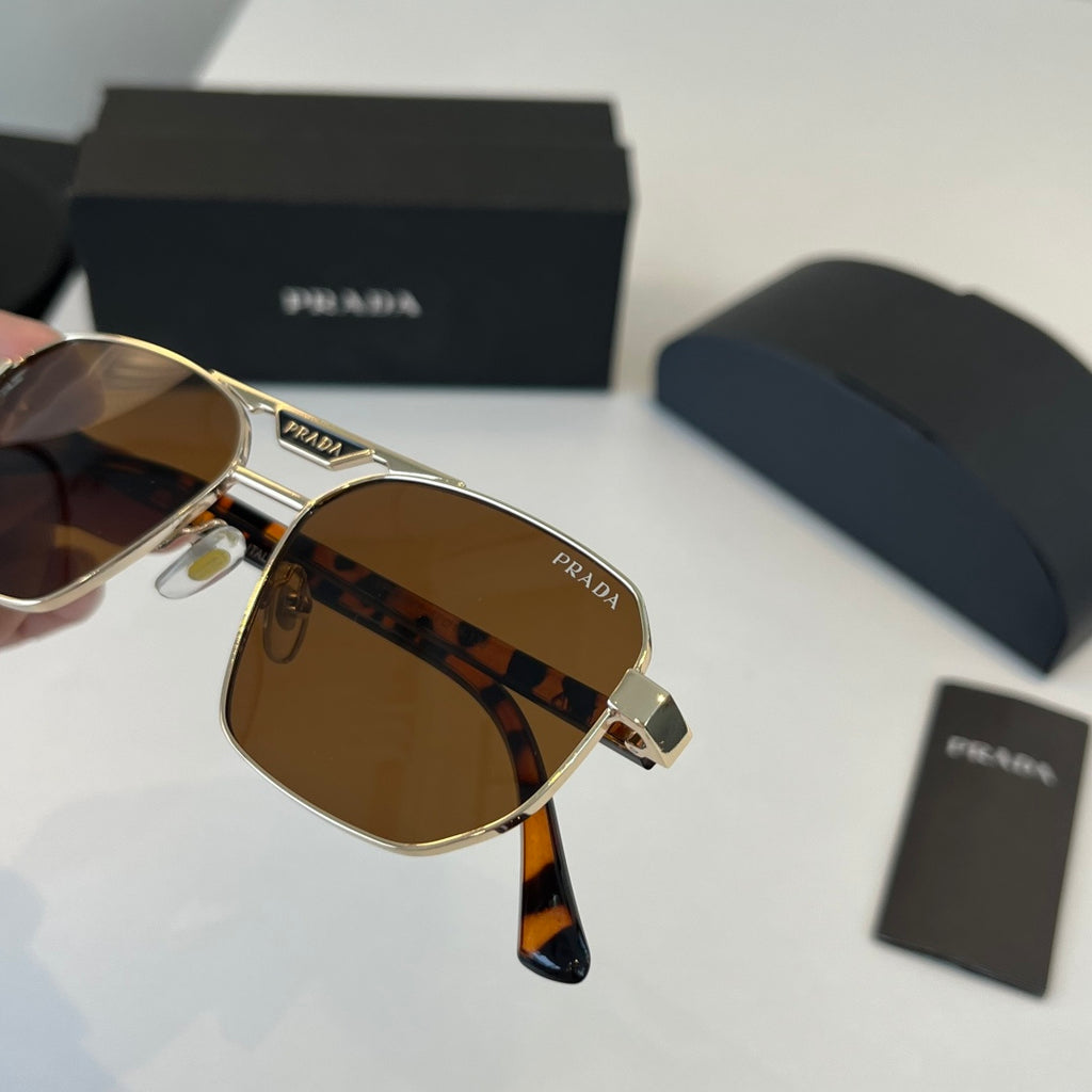 Prada Fashion Brown Lens Sunglasses for Men - detail image 6
