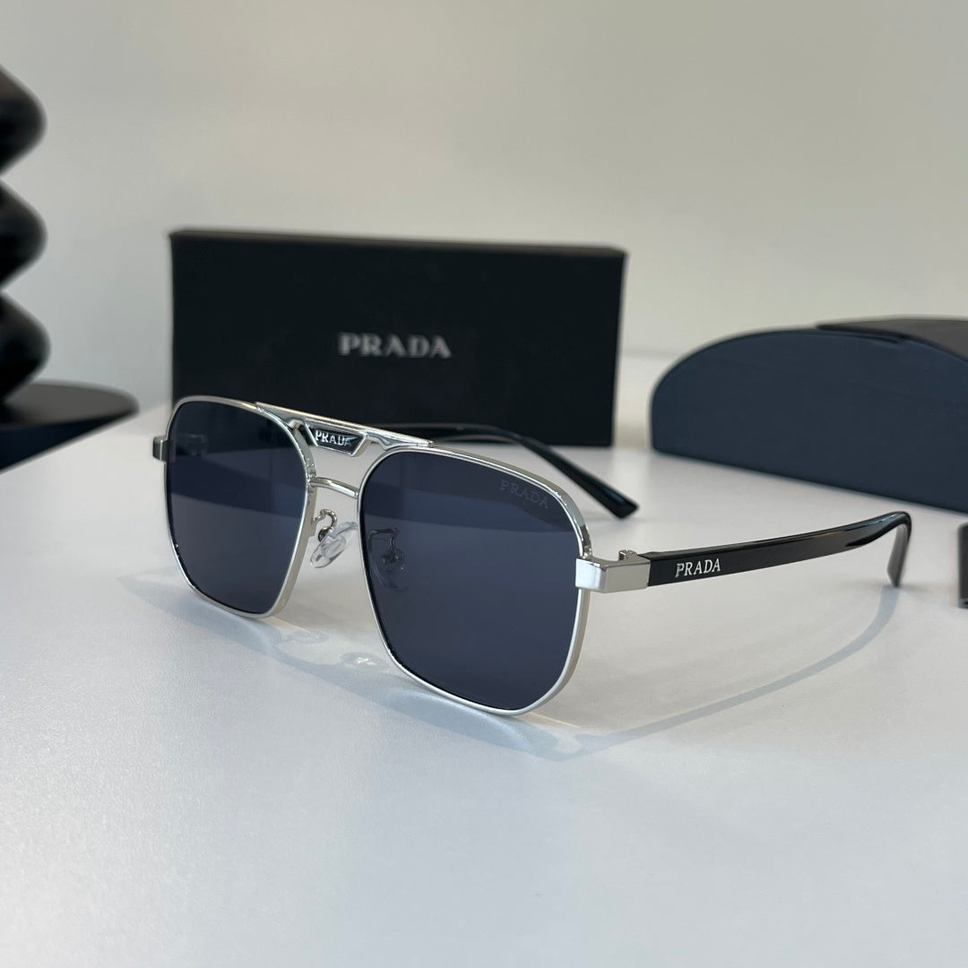 Prada Fashion Black Lens Sunglasses for Men - 465646 - detail image 3