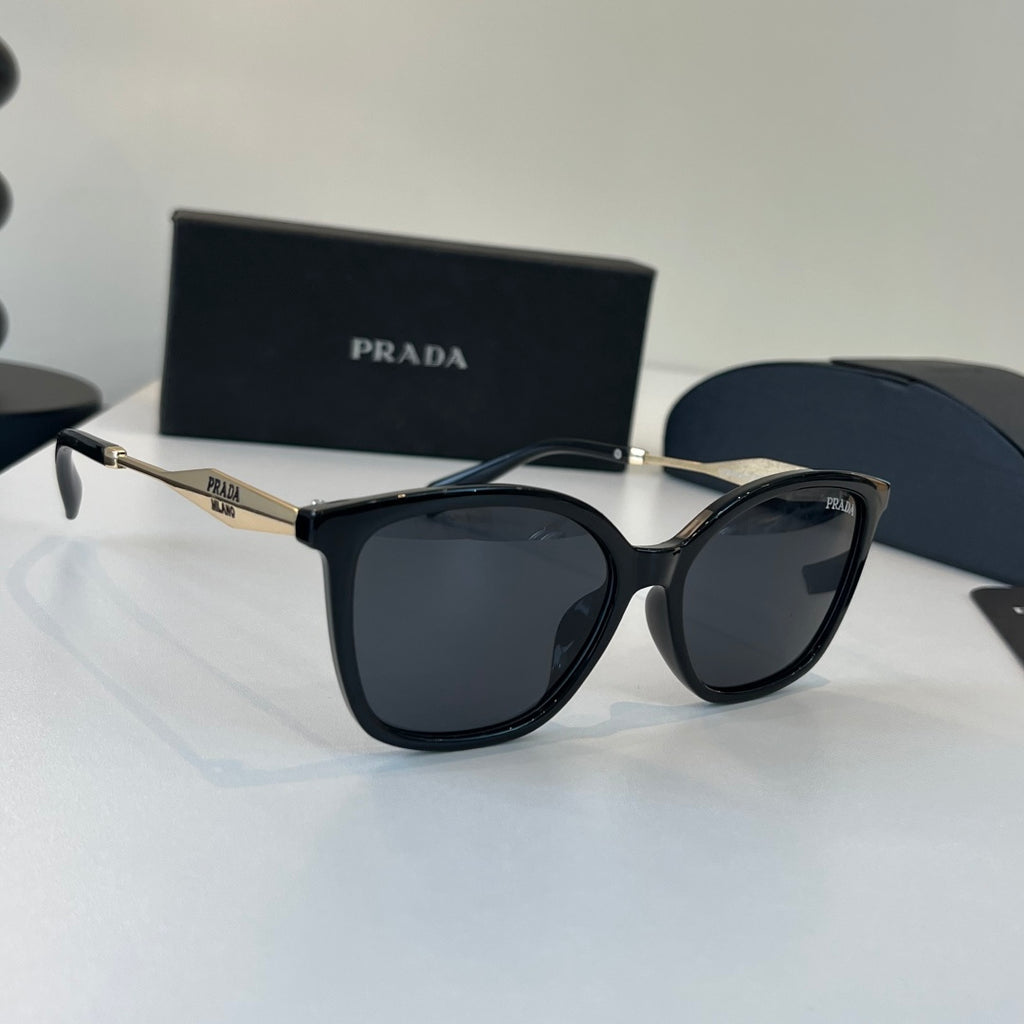 Prada Fashion Black Lens Sunglasses for Men - 415732