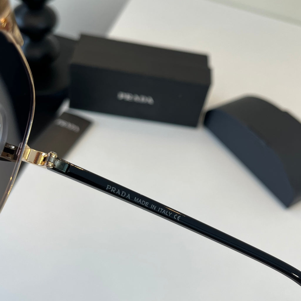 Prada Metal Aviator Silver Lens Sunglasses for Men & Women - 465651 - detail image 10