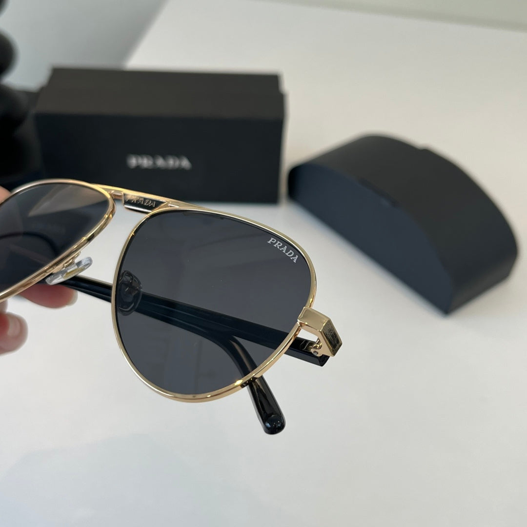 Prada Metal Aviator Silver Lens Sunglasses for Men & Women - 465652 - detail image 7