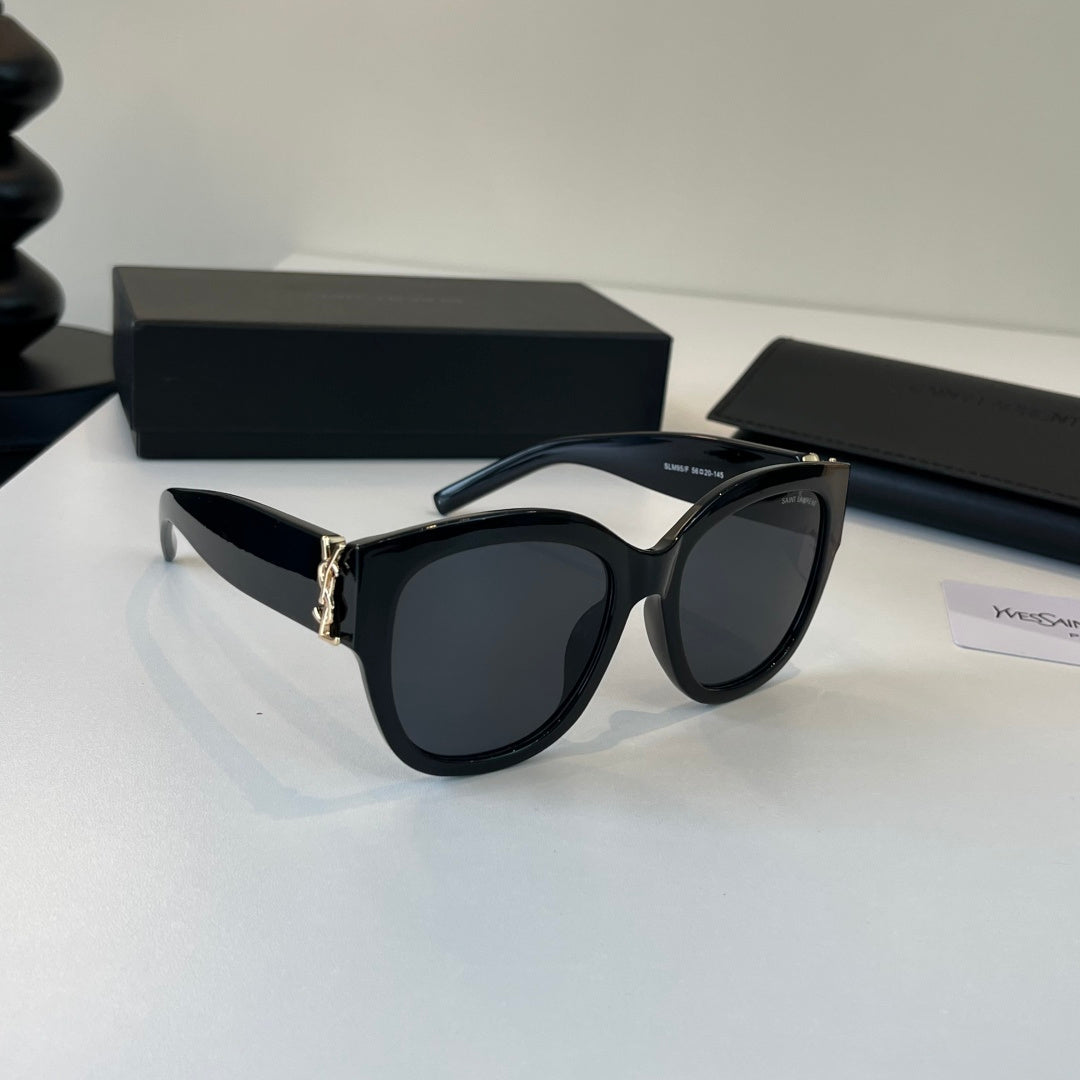 Saint Laurent Fashion Black Lens Sunglasses for Men & Women - 465428