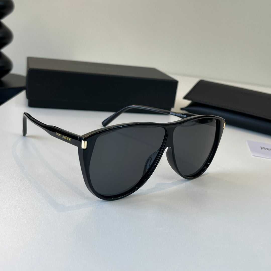 Saint Laurent Fashion Black Lens Sunglasses for Men & Women - 358258