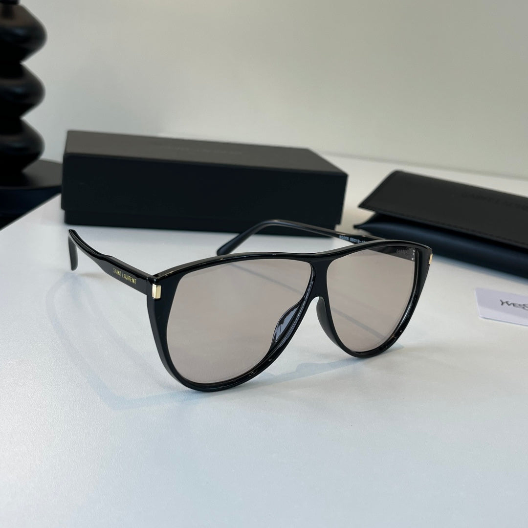 Saint Laurent Fashion Silver Lens Sunglasses for Men & Women - 382493