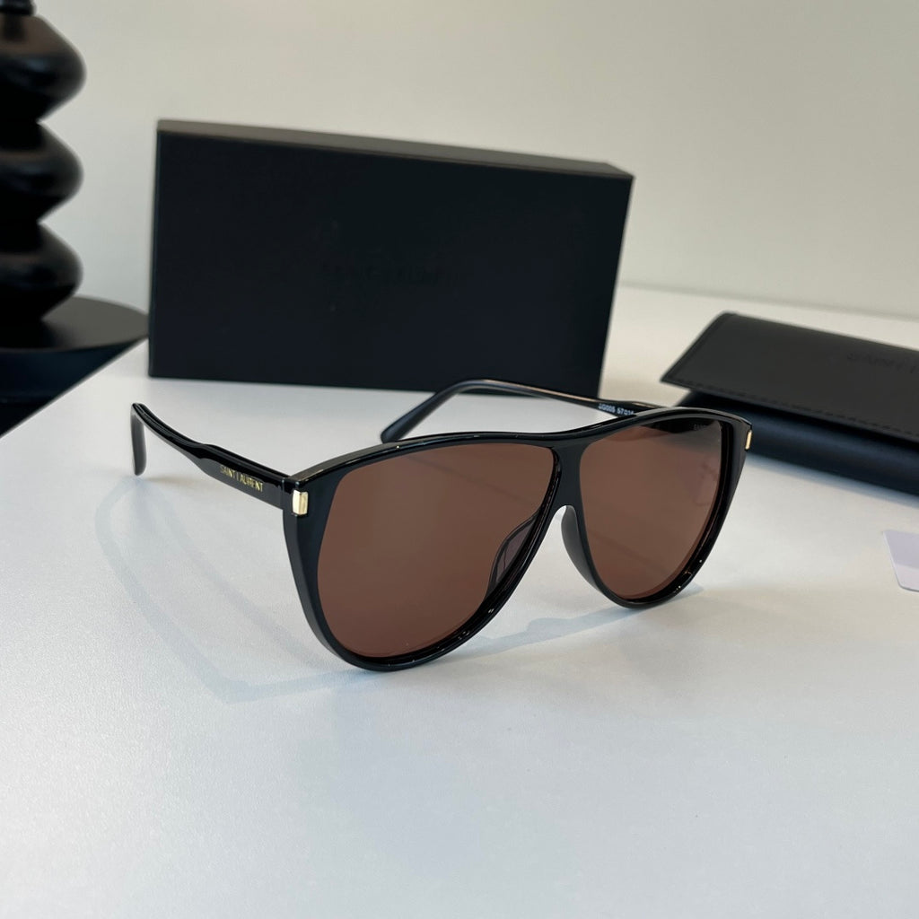 Saint Laurent Fashion Black Lens Sunglasses for Men & Women - 358260