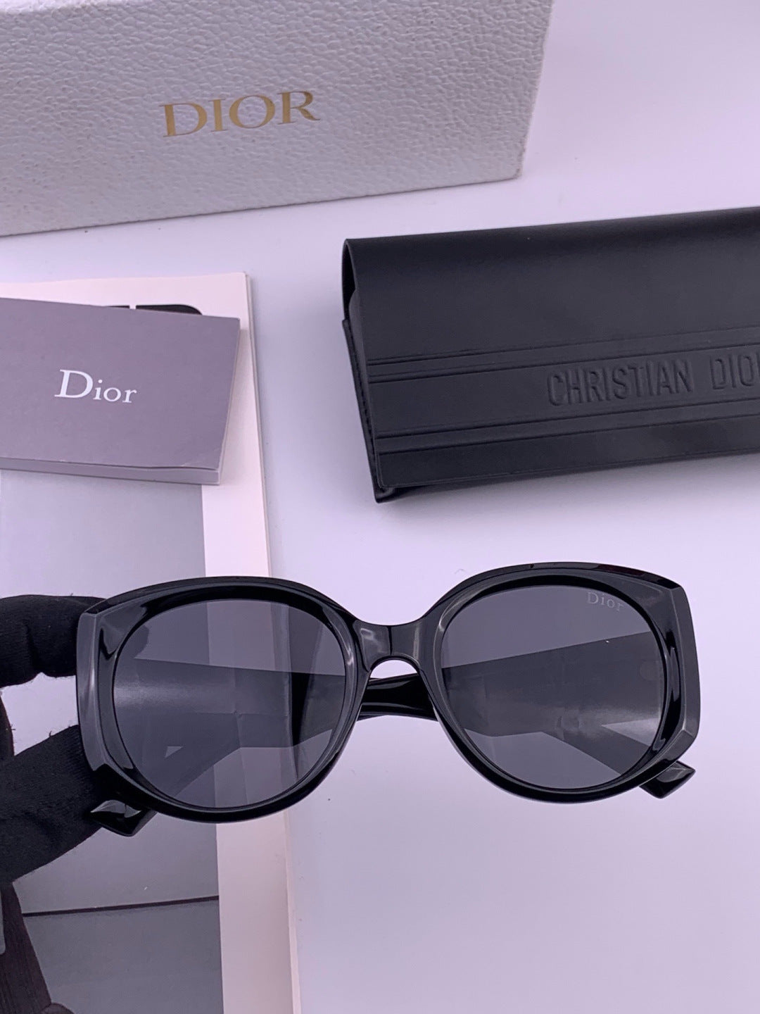 Dior CD7510 Polarized Square Gold Lens Sunglasses for Women - 358167