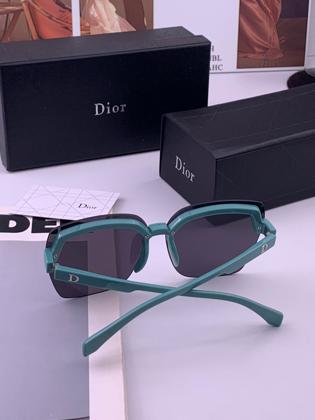 Dior D68000 Polarized Fashion Gold Lens Sunglasses for Men & Women - 358204 - detail image 7